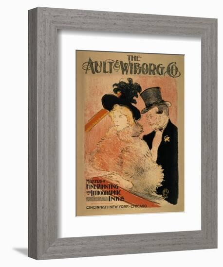 At the Concert, 1896-Henri de Toulouse-Lautrec-Framed Giclee Print