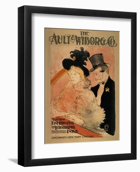 At the Concert, 1896-Henri de Toulouse-Lautrec-Framed Giclee Print