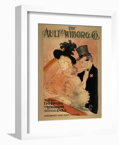 At the Concert, 1896-Henri de Toulouse-Lautrec-Framed Giclee Print