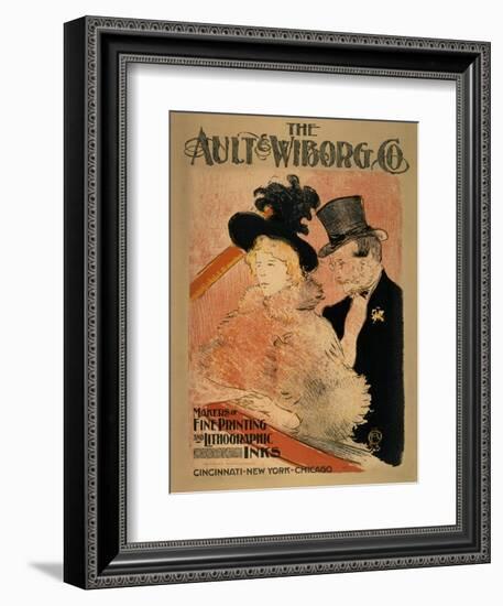 At the Concert, 1896-Henri de Toulouse-Lautrec-Framed Giclee Print