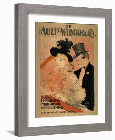 At the Concert, 1896-Henri de Toulouse-Lautrec-Framed Giclee Print