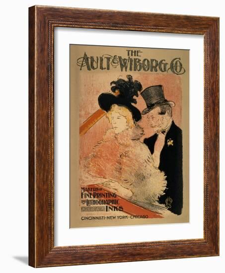 At the Concert, 1896-Henri de Toulouse-Lautrec-Framed Giclee Print