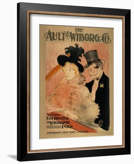 At the Concert, 1896-Henri de Toulouse-Lautrec-Framed Giclee Print