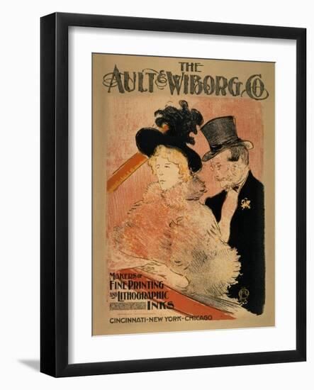 At the Concert, 1896-Henri de Toulouse-Lautrec-Framed Giclee Print