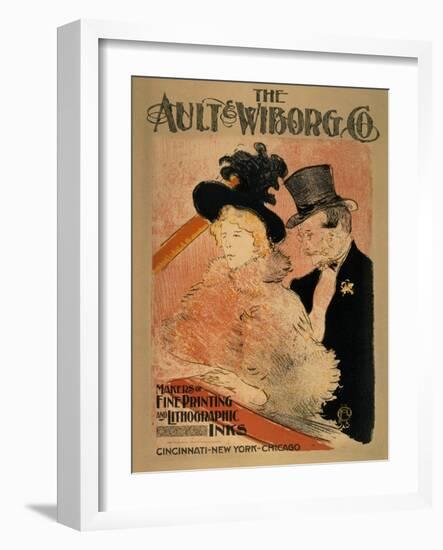 At the Concert, 1896-Henri de Toulouse-Lautrec-Framed Giclee Print