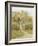 At the Cottage Gate-Helen Allingham-Framed Giclee Print