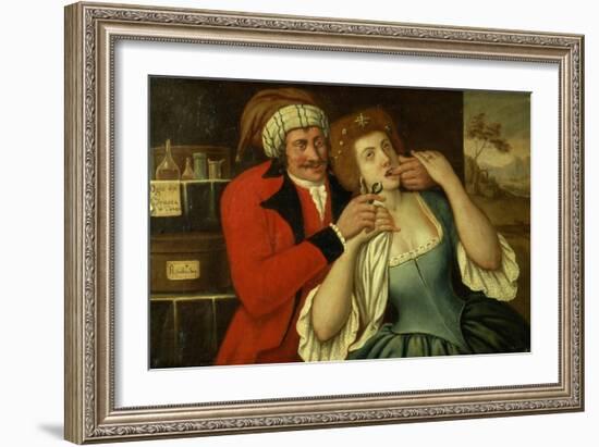 At the Dentist-null-Framed Giclee Print