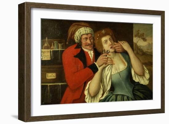 At the Dentist-null-Framed Giclee Print