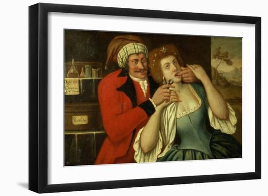 At the Dentist-null-Framed Giclee Print