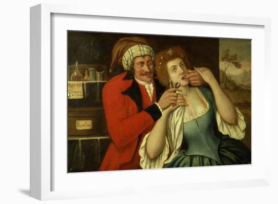 At the Dentist-null-Framed Giclee Print