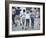 At the Desegregated Lusher School Three Boys Display Camaraderie Walking Through Playground-Bill Eppridge-Framed Photographic Print