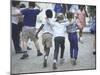 At the Desegregated Lusher School Three Boys Display Camaraderie Walking Through Playground-Bill Eppridge-Mounted Photographic Print