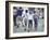 At the Desegregated Lusher School Three Boys Display Camaraderie Walking Through Playground-Bill Eppridge-Framed Photographic Print