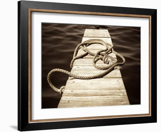 At The Dock-Marlana Semenza-Framed Art Print