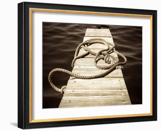 At The Dock-Marlana Semenza-Framed Art Print