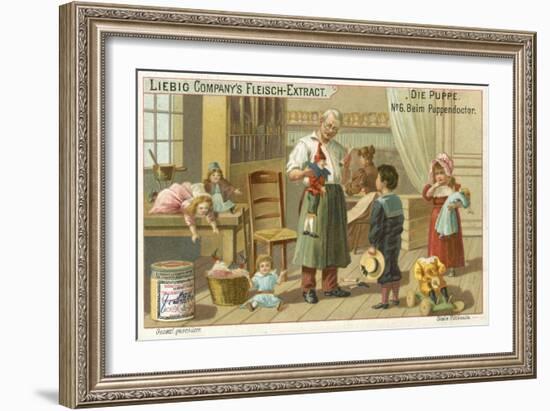 At the Doll Doctor'S-null-Framed Giclee Print