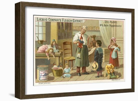 At the Doll Doctor'S-null-Framed Giclee Print