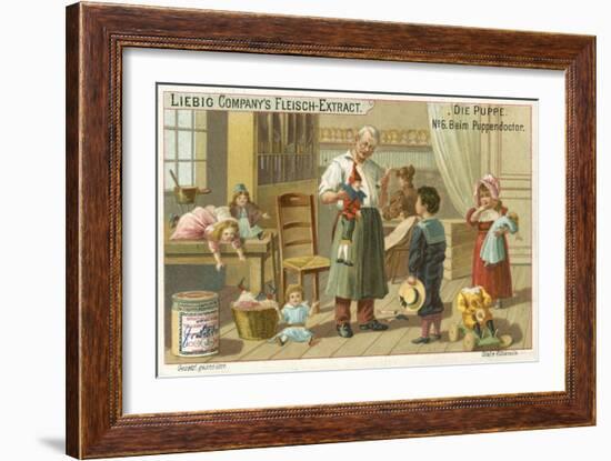 At the Doll Doctor'S-null-Framed Giclee Print