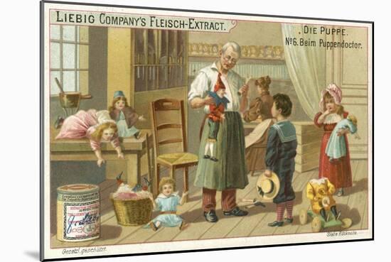 At the Doll Doctor'S-null-Mounted Giclee Print