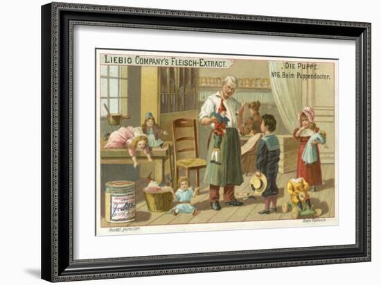 At the Doll Doctor'S-null-Framed Giclee Print