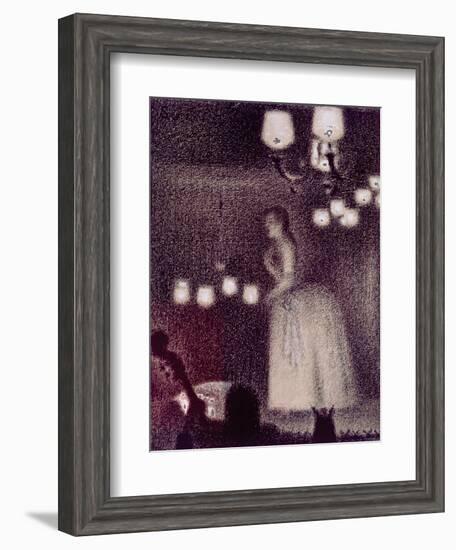 At the Eden Concert, 1886-7-Georges Seurat-Framed Giclee Print