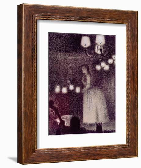 At the Eden Concert, 1886-7-Georges Seurat-Framed Giclee Print