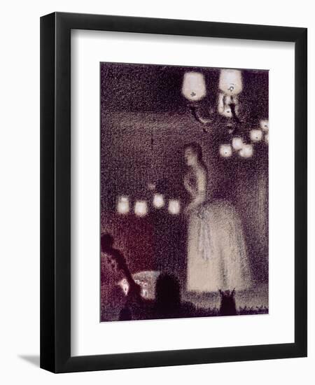 At the Eden Concert, 1886-7-Georges Seurat-Framed Giclee Print