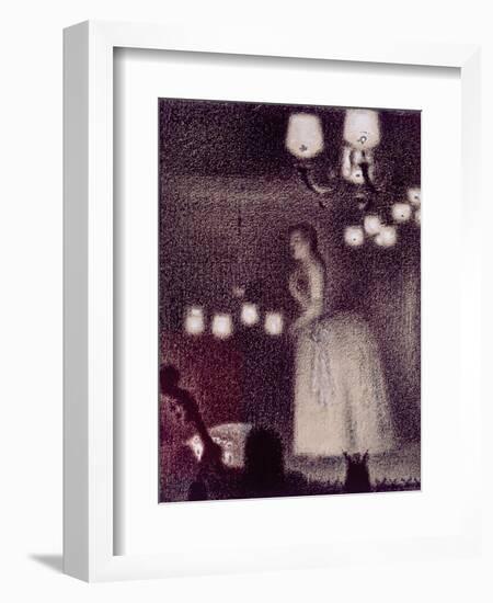 At the Eden Concert, 1886-7-Georges Seurat-Framed Giclee Print