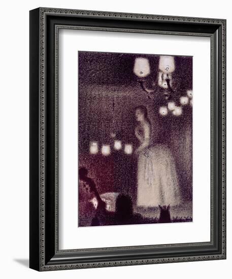 At the Eden Concert, 1886-7-Georges Seurat-Framed Giclee Print