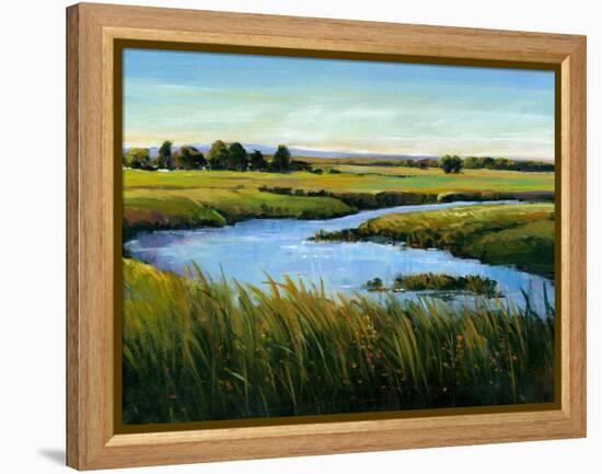 At the Edge II-Tim O'toole-Framed Stretched Canvas