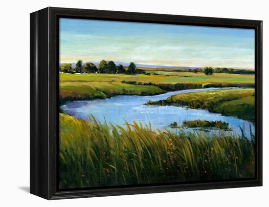 At the Edge II-Tim O'toole-Framed Stretched Canvas