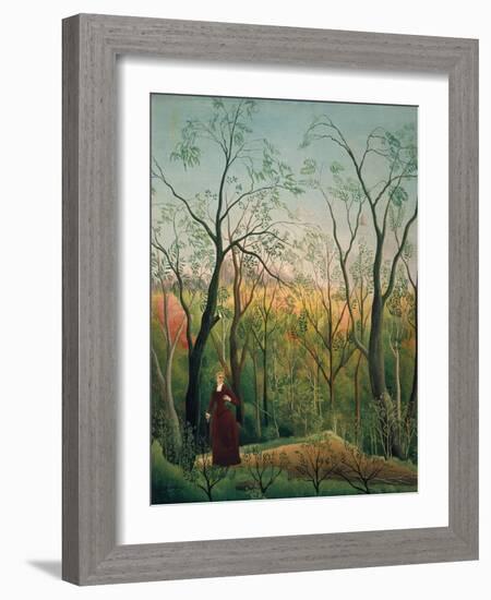 At the Edge of a Forest, about 1886-Henri Rousseau-Framed Giclee Print