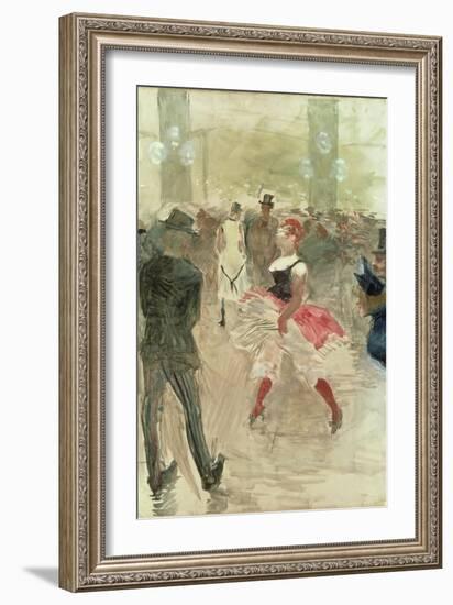 At the Elysee, Montmartre, 1888-Henri de Toulouse-Lautrec-Framed Giclee Print