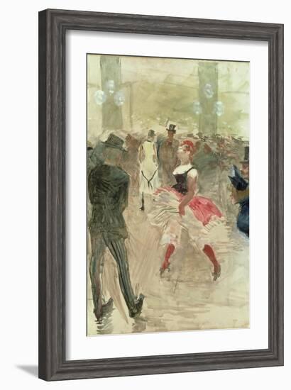 At the Elysee, Montmartre, 1888-Henri de Toulouse-Lautrec-Framed Giclee Print