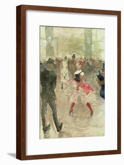 At the Elysee, Montmartre, 1888-Henri de Toulouse-Lautrec-Framed Giclee Print