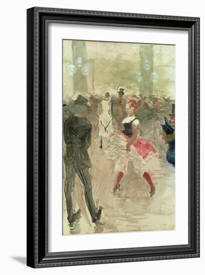 At the Elysee, Montmartre, 1888-Henri de Toulouse-Lautrec-Framed Giclee Print