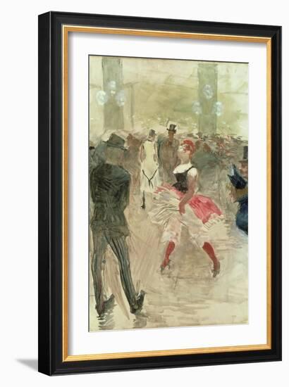 At the Elysee, Montmartre, 1888-Henri de Toulouse-Lautrec-Framed Giclee Print
