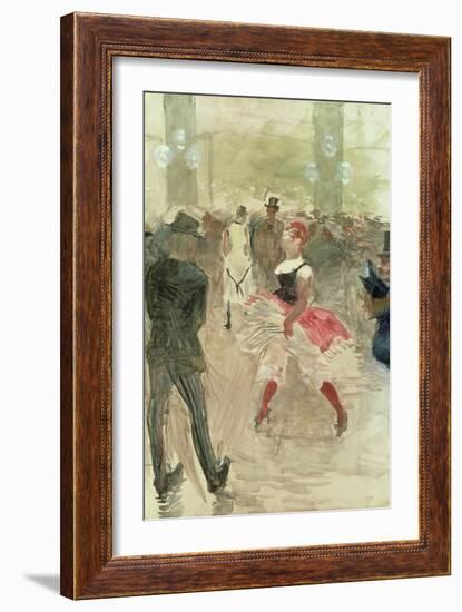 At the Elysee, Montmartre, 1888-Henri de Toulouse-Lautrec-Framed Giclee Print