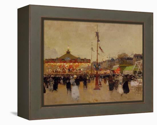 At the Fair-Luigi Loir-Framed Premier Image Canvas