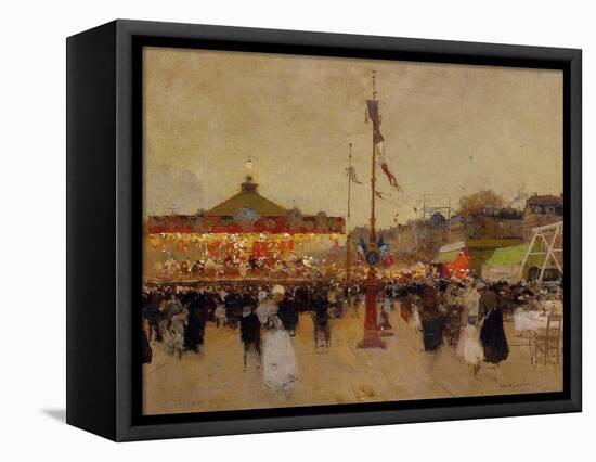 At the Fair-Luigi Loir-Framed Premier Image Canvas