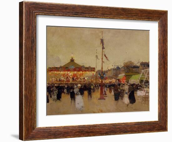 At the Fair-Luigi Loir-Framed Giclee Print