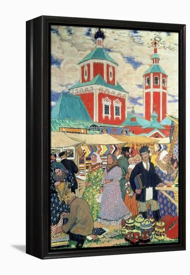 At the Fair-Boris Kustodiyev-Framed Premier Image Canvas