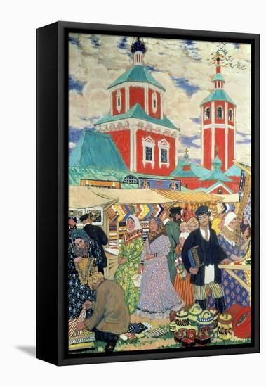 At the Fair-Boris Kustodiyev-Framed Premier Image Canvas