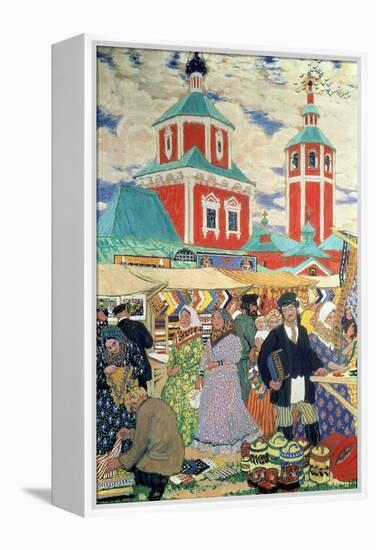 At the Fair-Boris Kustodiyev-Framed Premier Image Canvas