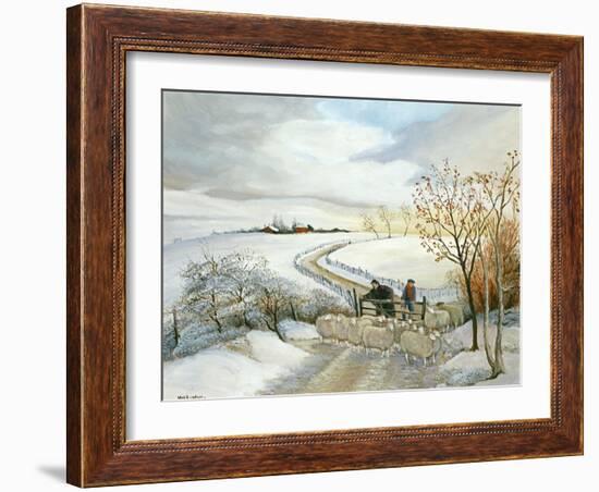 At the Farm Gate-Margaret Loxton-Framed Giclee Print