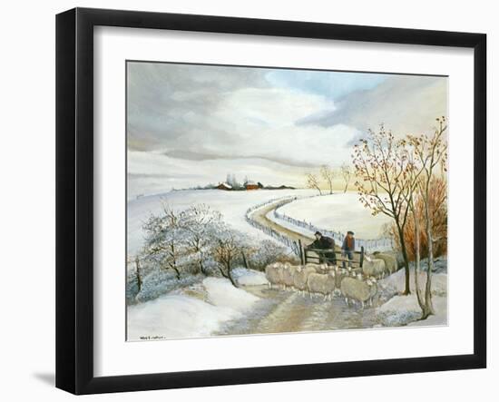 At the Farm Gate-Margaret Loxton-Framed Giclee Print