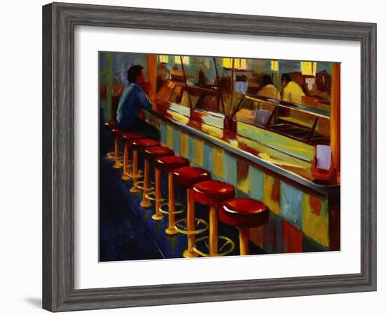 At the Farmer's Market-Pam Ingalls-Framed Giclee Print