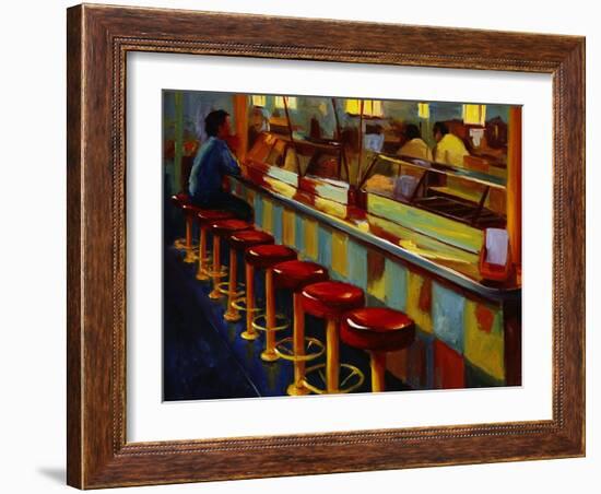 At the Farmer's Market-Pam Ingalls-Framed Giclee Print