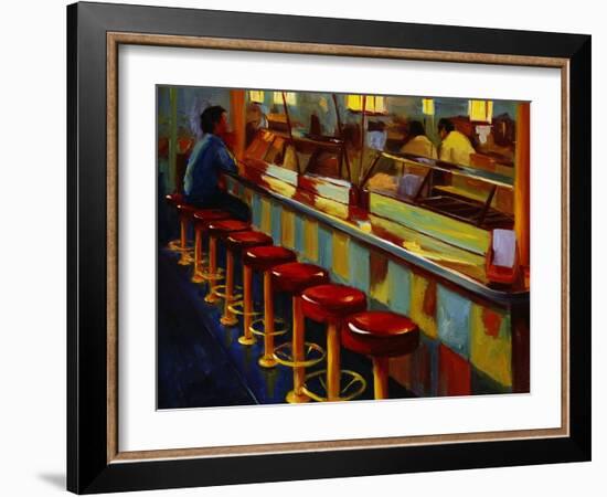 At the Farmer's Market-Pam Ingalls-Framed Giclee Print