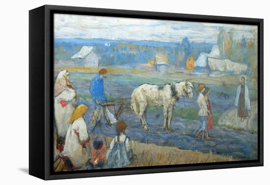 At the Field, 1911-Mikhail Vasilyevich Nesterov-Framed Premier Image Canvas